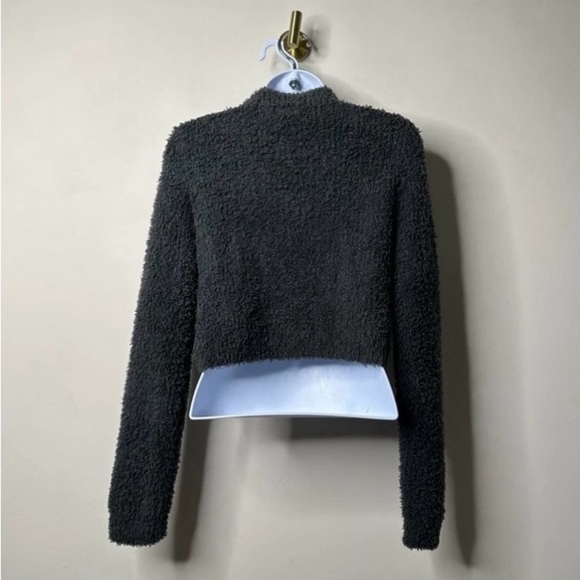 Aerie Black Fuzzy Sweater - Picture 4 of 4